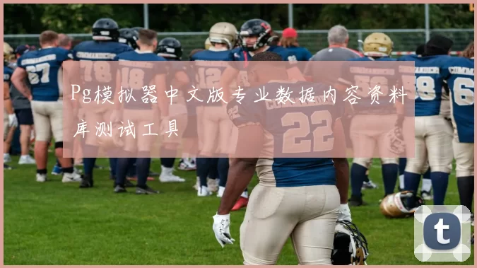 Pg模拟器中文版专业数据内容资料库测试工具